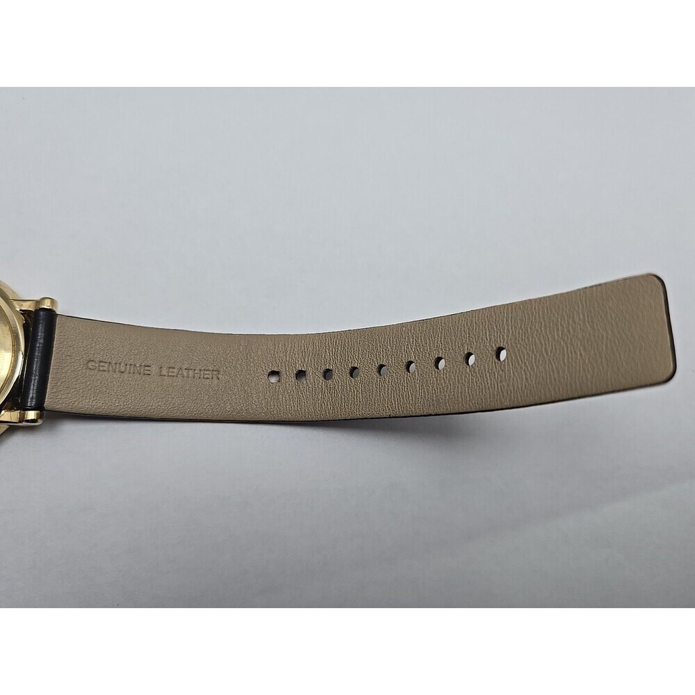 Womens Marc Jacobs Baker Watch Gold Tone Black Dial New Battery Dress Work Gift - Picture 12 of 13